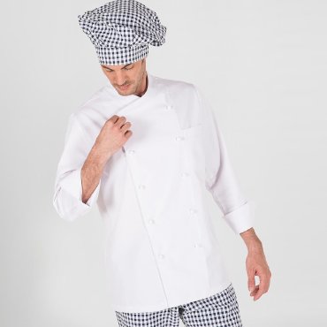 Chaqueta cocina manga larga antimanchas unisex Napoles