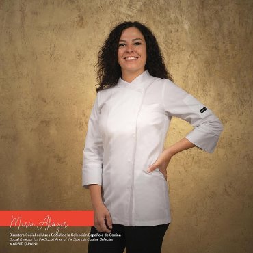 Chaqueta cocina manga larga mujer Galatea