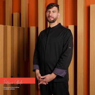 Chaqueta cocina manga larga hombre Helios