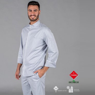 Chaqueta cocina manga larga reciclado-orgánico unisex Beltran
