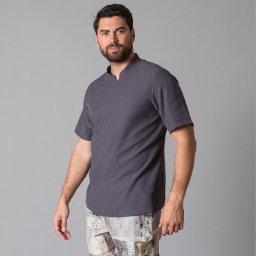 Chaqueta cocina manga corta hombre Rivera