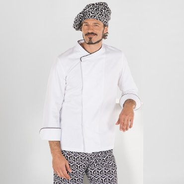 Chaqueta cocina manga larga hombre Abad