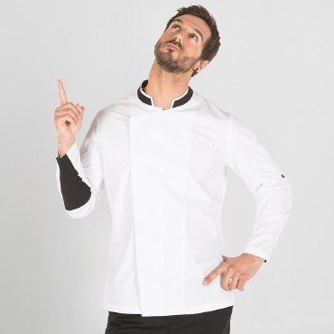 Chaqueta cocina manga larga combinada unisex Aragón