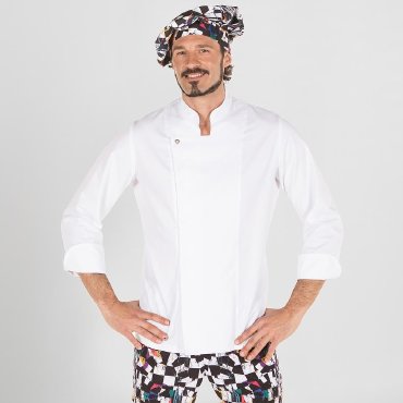 Chaqueta cocina manga larga hombre Serna