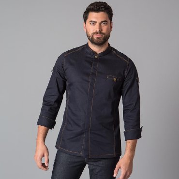 Chaqueta cocina manga larga hombre Moran