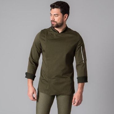 Chaqueta cocina manga larga unisex Duran