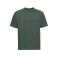 Camiseta de trabajo hombre R-010m-0. Color verde botella.