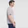 Camiseta de trabajo hombre R-010m-0. Color light oxford.