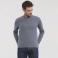 Camiseta manga larga hombre 0r180l0. Color gris medio.