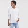 Camiseta manga larga hombre 0r180l0. Color blanco.