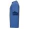 Camiseta básica hombre R-180m-0. Color azul azzure.