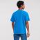 Camiseta básica hombre R-180m-0. Color azul azzure.