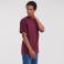 Camiseta básica hombre R-180m-0. Color burdeos.