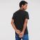 Camiseta básica hombre R-180m-0. Color negro.