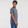Camiseta básica hombre R-180m-0. Color gris medio.
