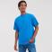 Camiseta básica hombre R-180m-0. Color azul azzure.