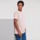 Camiseta básica hombre R-180m-0. Color powder rose.
