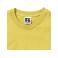 Camiseta básica niño R-180b-0. Color amarillo.