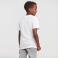 Camiseta básica niño R-180b-0. Color blanco.