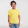 Camiseta básica niño R-180b-0. Color amarillo.