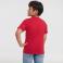 Camiseta básica niño R-180b-0. Color rojo clásico.