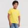 Camiseta básica niño R-180b-0. Color amarillo.