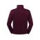 Sudadera media cremallera hombre R-270m-0. Color burdeos.