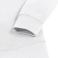 Sudadera media cremallera hombre R-270m-0. Color blanco.