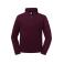 Sudadera media cremallera hombre R-270m-0. Color burdeos.