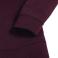 Sudadera media cremallera hombre R-270m-0. Color burdeos.