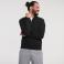 Sudadera media cremallera hombre R-270m-0. Color negro.