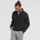 Sudadera media cremallera hombre R-270m-0. Color negro.