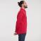 Sudadera de trabajo hombre R-012m-0. Color rojo clásico.