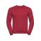 Sudadera básica hombre R-262m-0. Color rojo clásico.