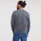 Sudadera básica hombre R-262m-0. Color gris medio.