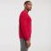 Sudadera básica hombre R-262m-0. Color rojo clásico.