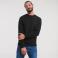 Sudadera básica hombre R-262m-0. Color negro.