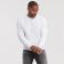 Sudadera básica hombre R-262m-0. Color blanco.