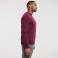 Sudadera básica hombre R-262m-0. Color burdeos.