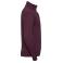 Sudadera con cremallera hombre R-267M-0 Authentic. Color burdeos.
