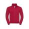Sudadera con cremallera hombre R-267M-0 Authentic. Color rojo clásico.