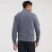 Sudadera con cremallera hombre R-267M-0 Authentic. Color gris medio.