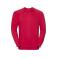 Sudadera básica unisex R-762m-0. Color rojo clásico.
