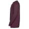 Sudadera básica unisex R-762m-0. Color burdeos.