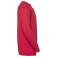 Sudadera básica unisex R-762m-0. Color rojo clásico.