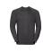 Sudadera básica unisex R-762m-0. Color negro.