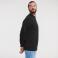 Sudadera básica unisex R-762m-0. Color negro.