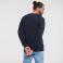 Sudadera básica unisex R-762m-0. Color marino.