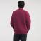 Sudadera básica unisex R-762m-0. Color burdeos.