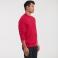 Sudadera básica unisex R-762m-0. Color rojo clásico.